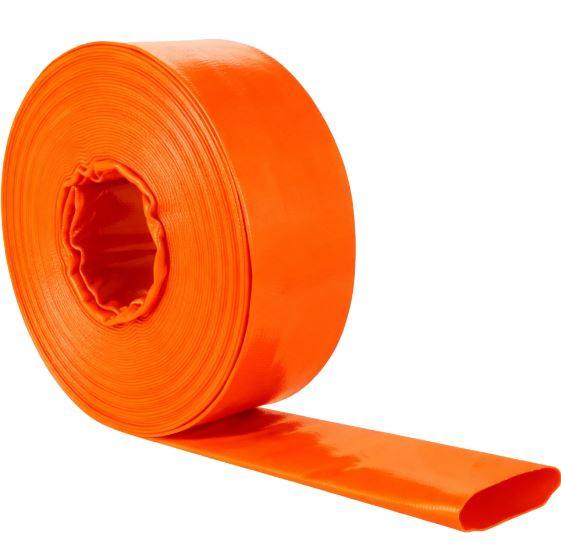 mangueira flexivel flat chata laranja rhino bombas